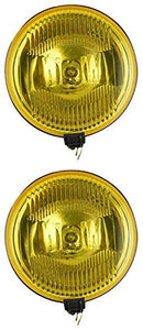 Super Sport Round Halogen Driving Spot Lights Fog Lamps+Cover (2 Pc)