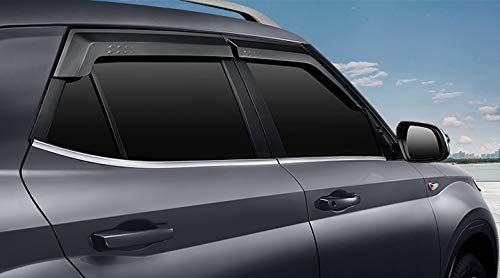 Automaze Cn-League Car Exterior Lower Window Garnish Trim Chrome in Stainless Steel, for Venue( Set of 4 Pc)