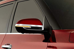 Automaze Chrome Side Mirror Show Cover Garnish Trim for Kia Seltos