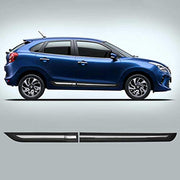 Automaze Car Side Door Chrome/Black Beading, O.E Type for Suzuki Baleno All Models,