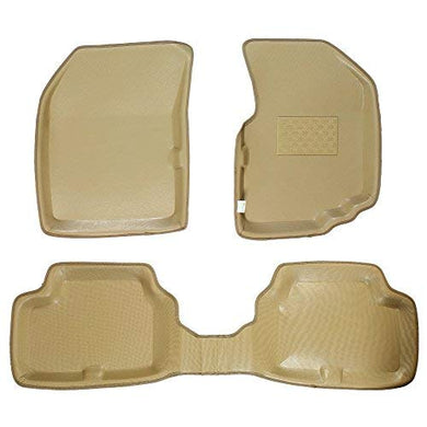 Automaze Laminated Odourless Premium 4D Car Floor Mats Perfect Fit-Toyata Etios Liva