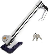 Load image into Gallery viewer, Automaze Universal Steering Wheel Brake Lock with Adjustable Length, Double Protection Extendable Steering Wheel and Clutch Brake Lock