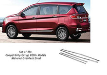 Load image into Gallery viewer, Automaze Cn-League Car Exterior Lower Window Garnish Trim Chrome in Stainless Steel, for Ertiga 2018-2021 Models( Set of 8 Pc)