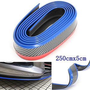 Automaze Samurai Car Body Kit Bumper Lip Side Skirt Rubber Edge Decorative Protector, 2.5 Meter with 3M Tape & Screws