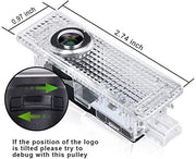 Automaze 2 Pc Car Door Shadow Light Ghost Projector Welcome Puddle LED Light Compatible For Land Rover Cars