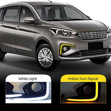 Load image into Gallery viewer, Automaze Car Fog Daytime Time Running Lights (DRL) For Ertiga 2018-2020 Models With Matrix Running Indicators
