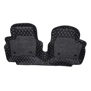 Automaze 7D Mats for Tata Tigor All Models, Custom Fitted Leatherette Luxury Car Mats with Removable Grass-Black Colour