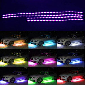 Car Under Body Chassis Lamp LED RGB Strip, LED Light Kit With Sound Control & Wireless App Control