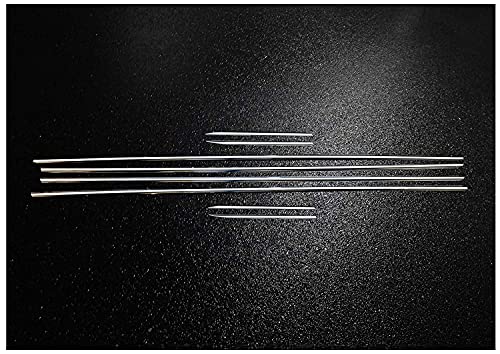 Automaze Cn-League Car Exterior Lower Window Garnish Trim Chrome in Stainless Steel, for Innova Crysta All Models( Set of 8 Pc)