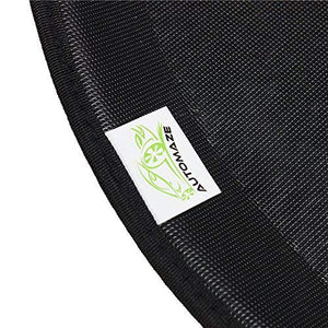 Automaze 3D/4D Complete Car Floor/Foot Mats with Third Row, Trunk Mat for Toyota Fortuner 2016+ | Tray Fit, Black Colour | 6 Months Warranty