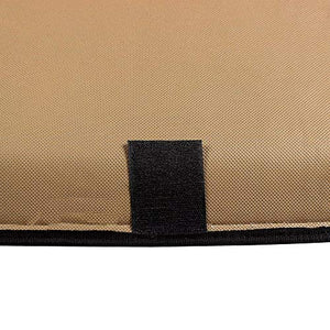 Automaze 3D/4D Complete Car Floor/Foot Mats with Third Row, Trunk Mat for Honda Mobilio | Tray Fit, Beige Colour | 6 Months Warranty