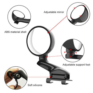 Define Adjustable 360 degree blind spot mirror
