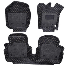 Load image into Gallery viewer, Set of 3 pcs of 7d mats for Jeep Compass in black colour