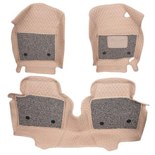 Load image into Gallery viewer, Pair of 7D mats for hyundai grand i10 in beige colour
