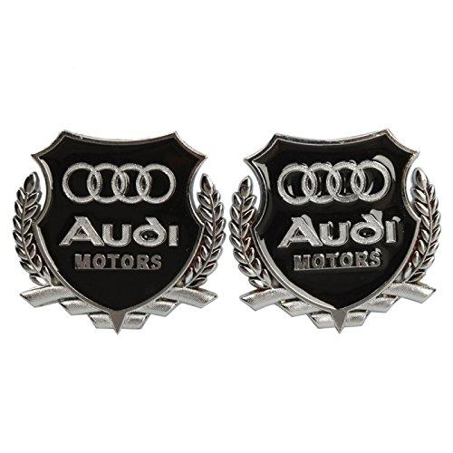 Audi motor logo in silver colour