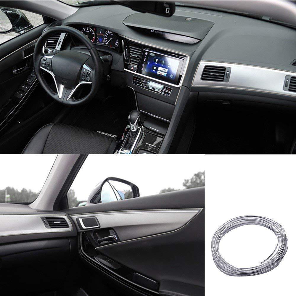 Silver Interior Beading for Car in 5 Meter Roll Automaze