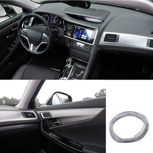 car dashboard in silver colour