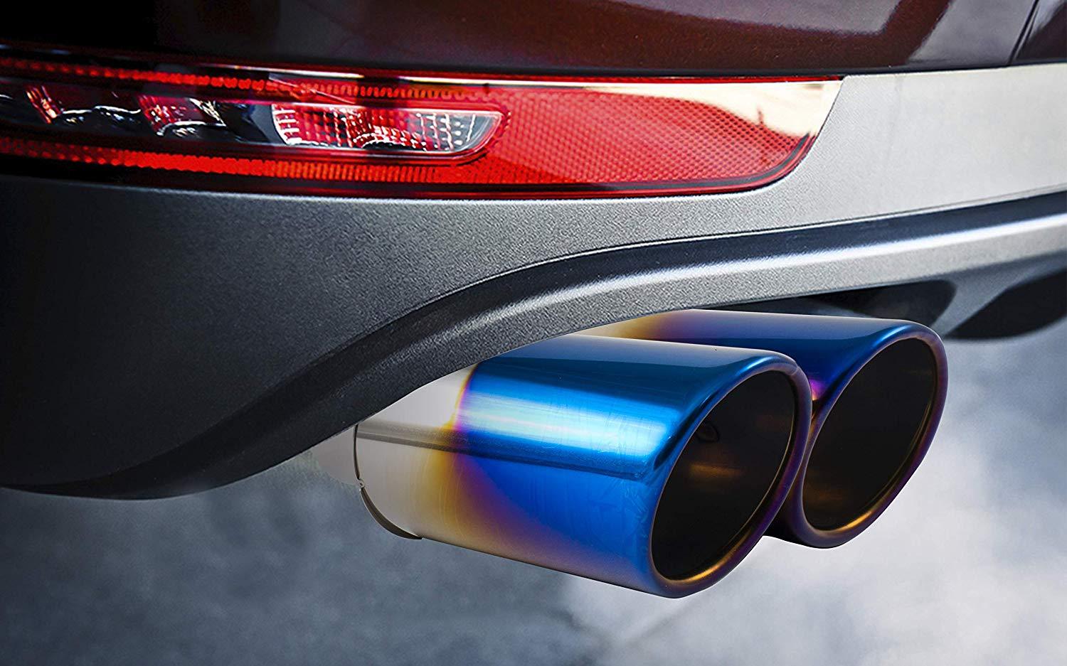 Dual Muffler in Cylindercal Shape 