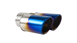 Dual Muffler in Cylindercal Shape 