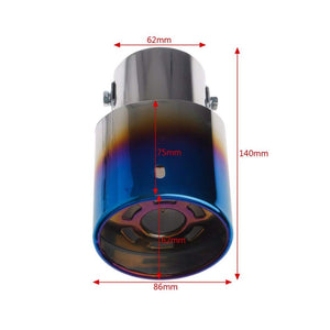Mention size of Grilled blue Hks Muffler