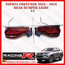 Load image into Gallery viewer, Rear Bumper LED Reflector Brake Light For Fortuner 2016-2018 Models, Set of 2 Pc (V3)