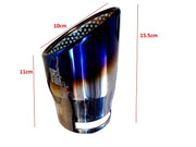 Size measiring of exhaust tail hks muffler