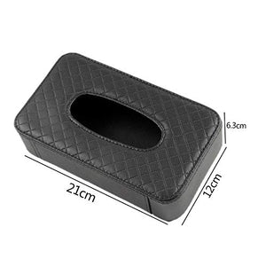 Car Armrest Headrest Back Seat Tissue Napkin Box Holder for car, Black, Headrest/Armrest Type