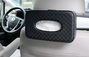 Car Armrest Headrest Back Seat Tissue Napkin Box Holder for car, Black, Headrest/Armrest Type