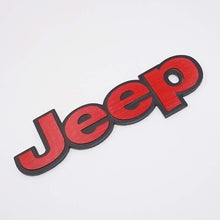 Load image into Gallery viewer, Jeep car logo in red colour
