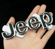 Load image into Gallery viewer, Jeep logo for car in black colour