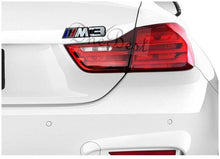 Load image into Gallery viewer, Installed M3 Sticker 3D Logo in Black Colour for Bmw Car