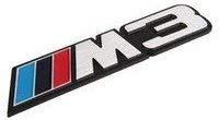 M3 Sticker 3D Logo in Black Colour for Bmw Car