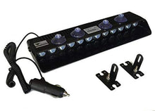 Load image into Gallery viewer, Black body 9 LED Police Light with wire 