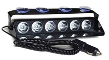 Load image into Gallery viewer, 6 Led Police Light in black body with sucker &amp; wire