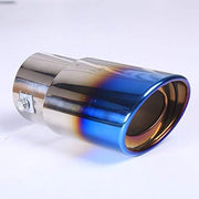 Steel pipe shiny bright and cool blue colour