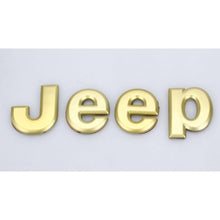 Load image into Gallery viewer, Jeep Trunk Emblem Hood For Car in Gold Colour