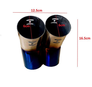 HKS Muffler diameter 6Cm & lenght 16.5cm & Breadth for dual muffler 12.5cm