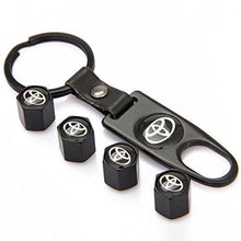 Load image into Gallery viewer, Tyre Valve caps for all toyota Car in black colour