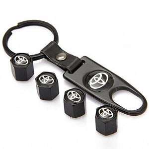 Tyre Valve caps for all toyota Car in black colour