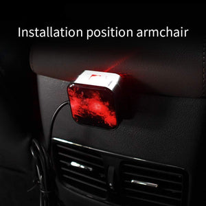 Ambient star light installation position in car