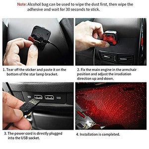 How to install star ambient star light in car