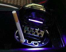 Load image into Gallery viewer, Car Ash Tray with Blue LED Light &amp; Cigarette