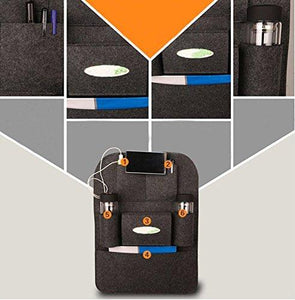 6 large capacity pockets designed for different item in black colour