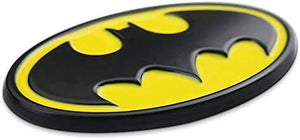 batman logo in yellow & Balck Colour