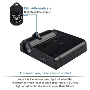 High defination projector with automatic magnetic sensor control for batman shadow light kit