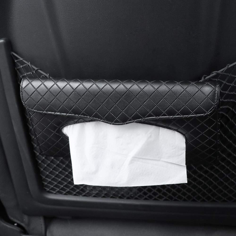 Car Sun Visor Back Seat Tissue Napkin Box Holder for car Black Sun Visor Type