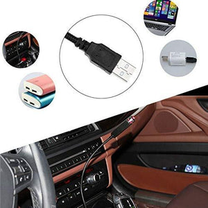 USB Atmosphere light installed in car