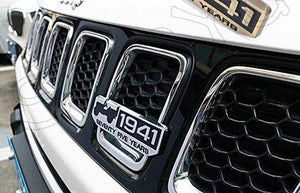 Installed Jeep 1941 Logo Stickers For Car