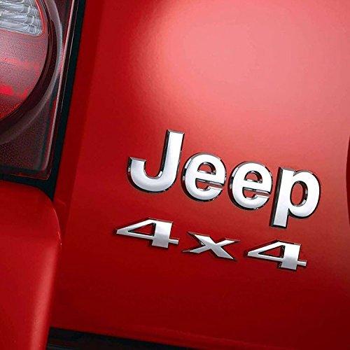 4x4 logo for car in chrome colour
