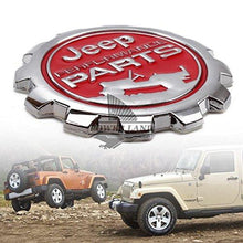 Load image into Gallery viewer, Performance Round Logo for car with two jeep car